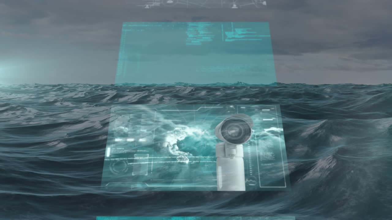 해상에서 연결 네트워크와 데이터 처리의 활성화