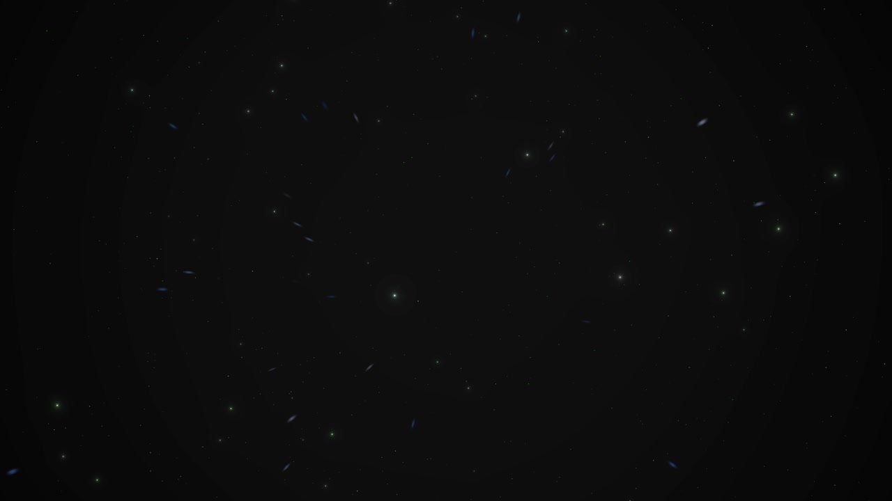 cgi 유니버스는 깊고 어두운 공간에서 별을 확대하고 넓은 시야를 제공합니다.