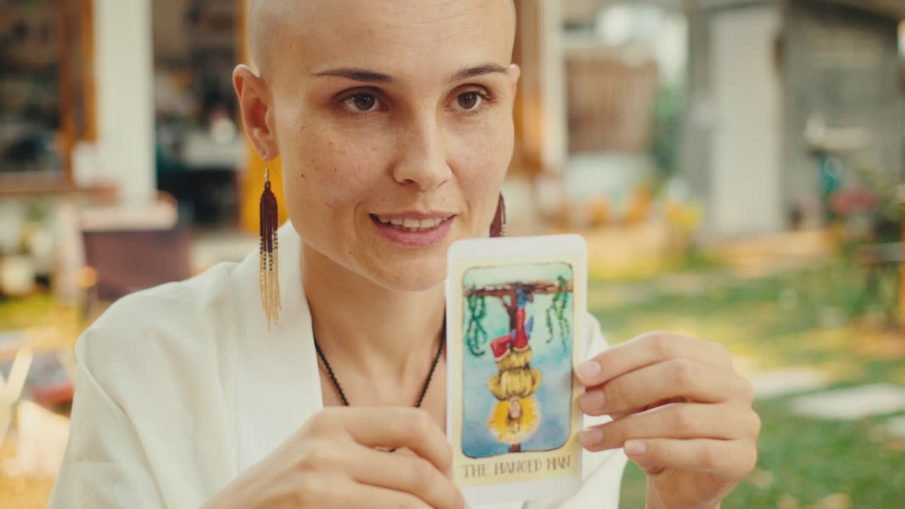 Tarot Card Reading Outdoors