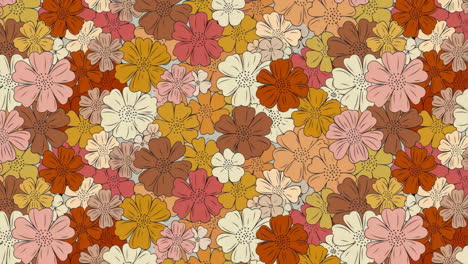 retro floral pattern