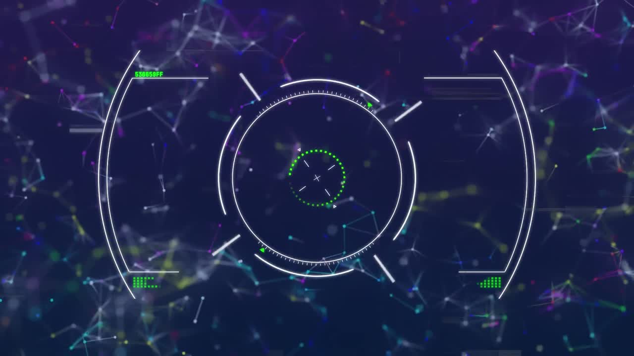 스 ⁇  스캔, 연결 네트워크 및 데이터 처리의 애니메이션과  ⁇ 박이는 오류