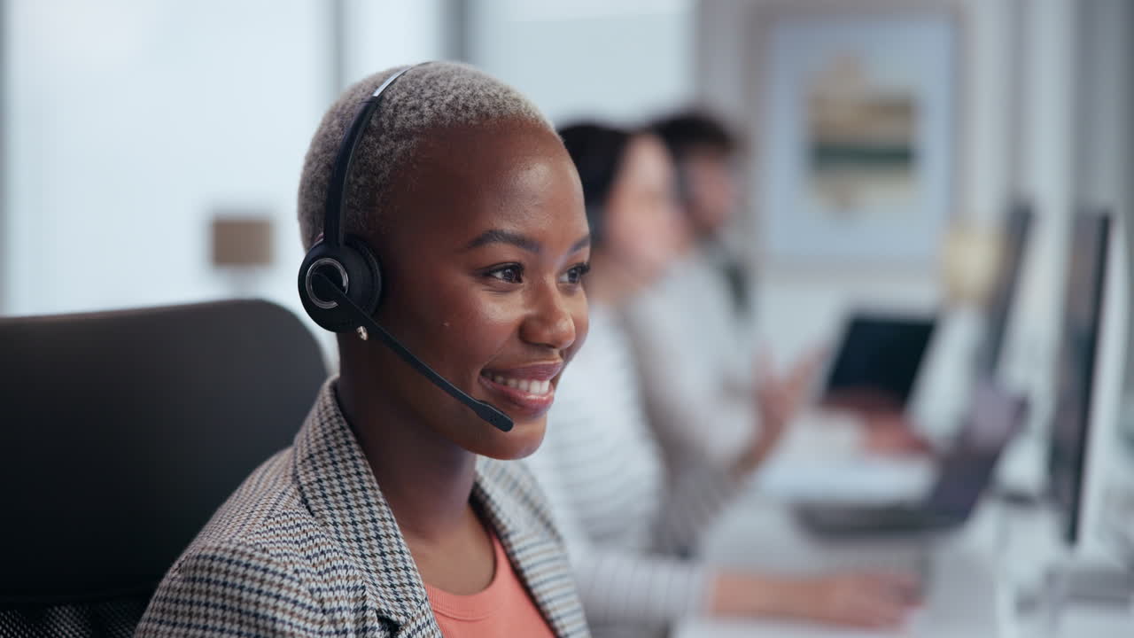 Customer service representatives in a call center