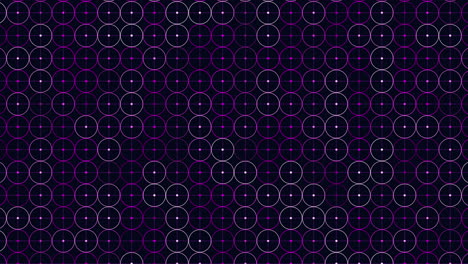 dynamic black and blue circles in radiating circular pattern