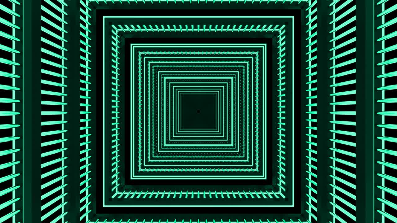 pasillo de fondo abstracto con bucle tecnológico