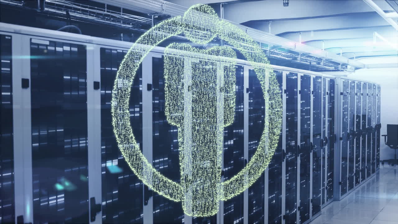 Digital human figure animation over servers in data center environment