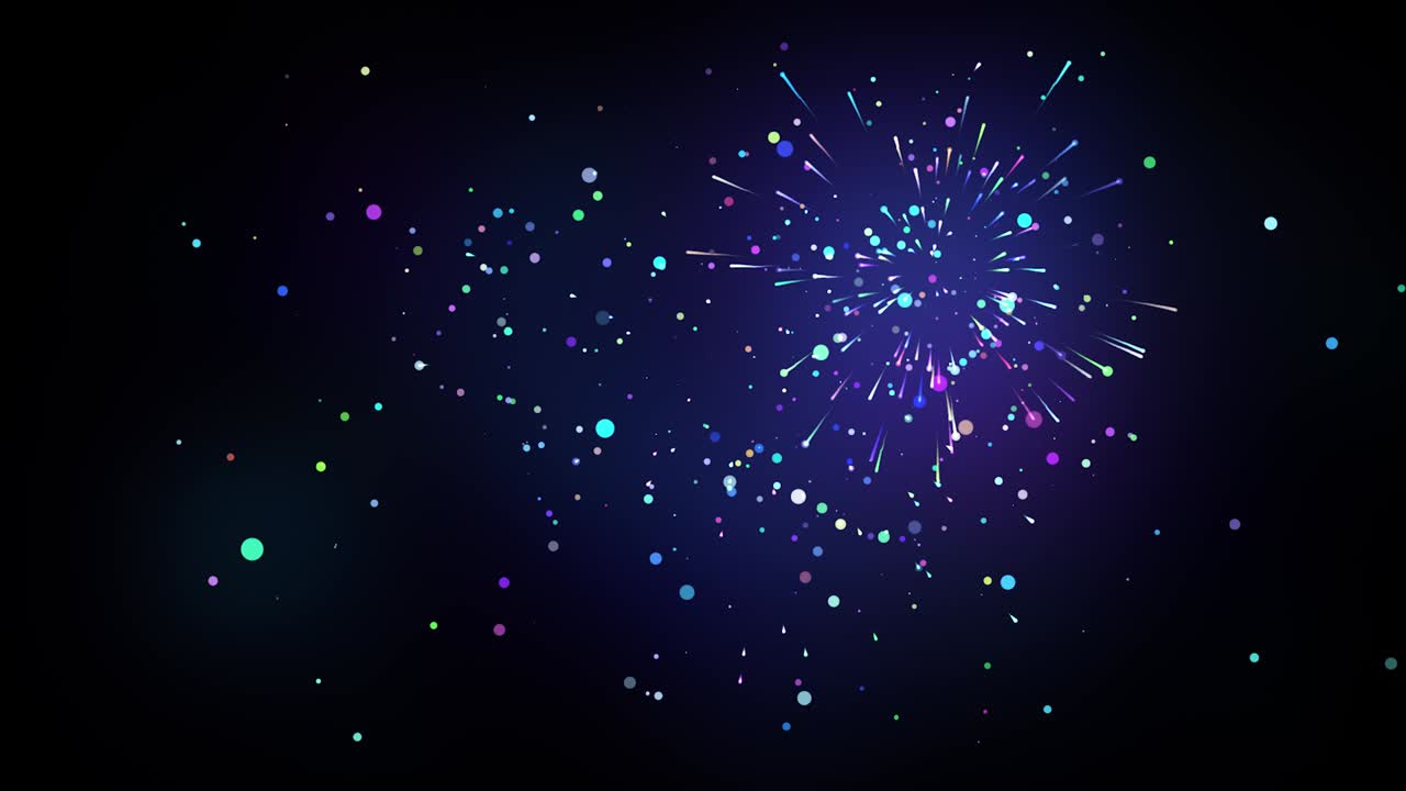 Fireworks particle firecracker explosion background
