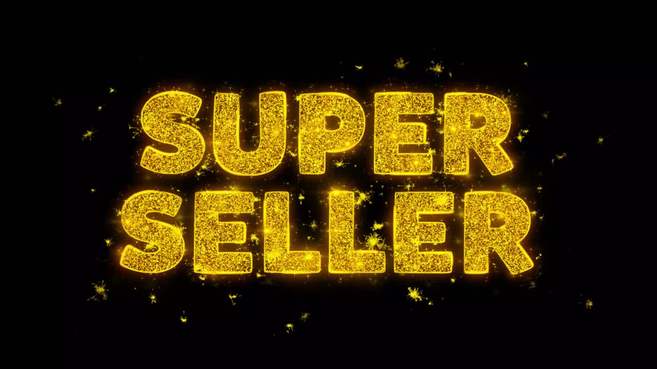 Super Seller Gold Glitter Text Effect