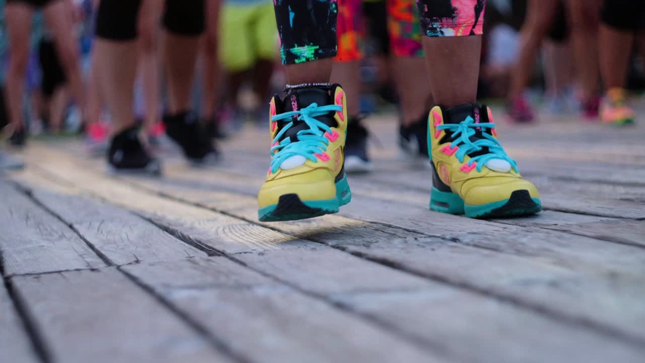 Zumba Fitness Class Outdoor