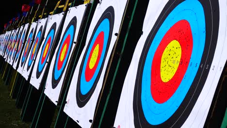 targets for archery. shooting in the summer.