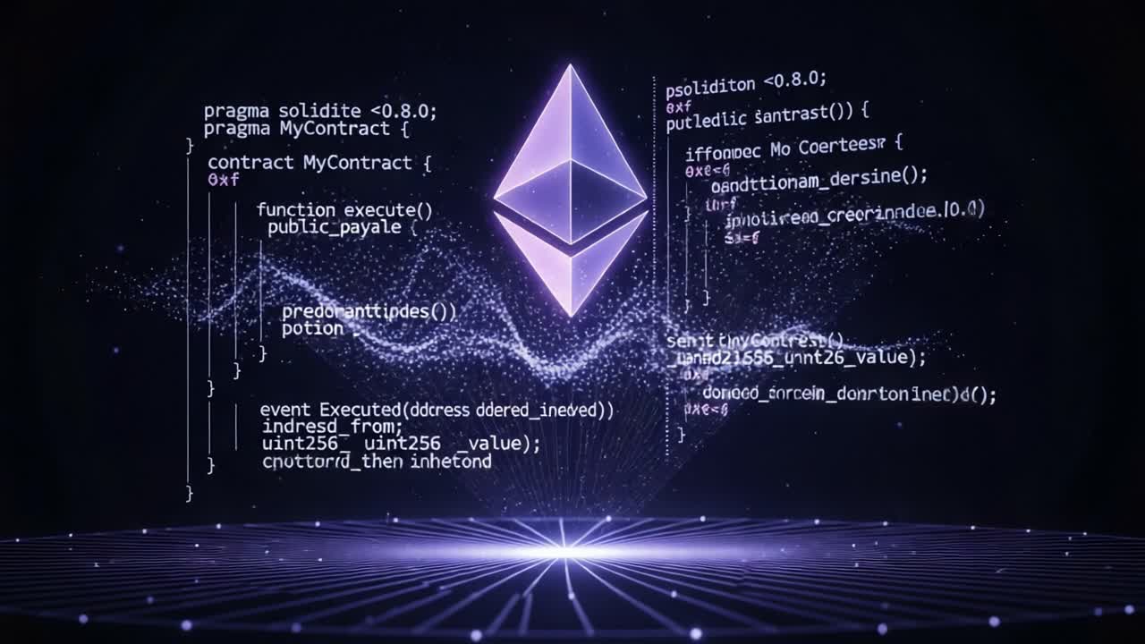 Dynamic Representation of Ethereum Smart Contracts with Code Visualization, Highlighting Function Execution and Event Handling in a Digital Environment