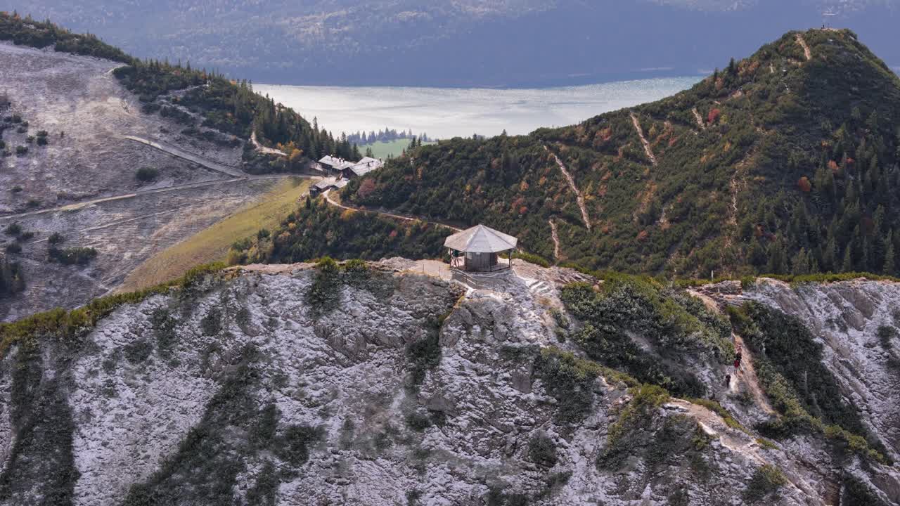 공중, 파랄락스, 헤르조그스탠드 산에서 숨막히는 파노라마 풍경