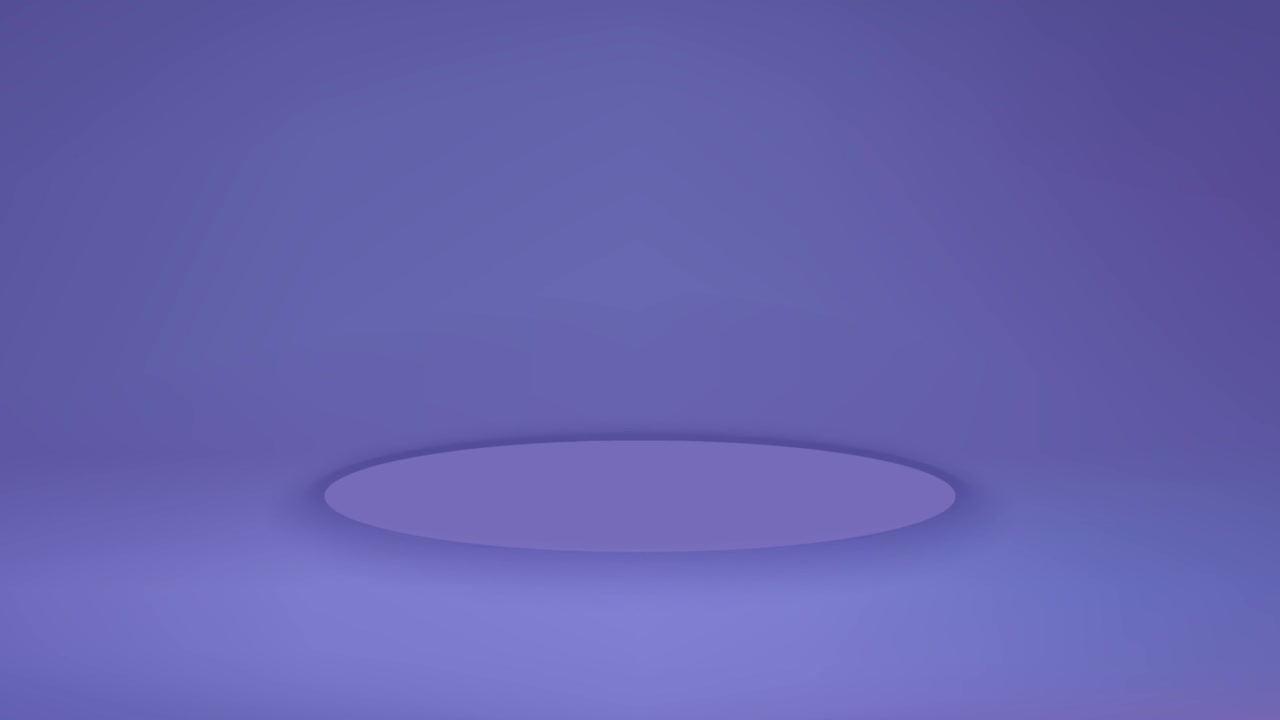 마르젠타 네온으로 움직이는 포디움과 함께 매우 페리 인테리어