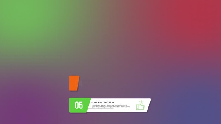 5 step Infographic Design