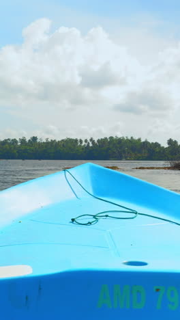 boat on a tropical river