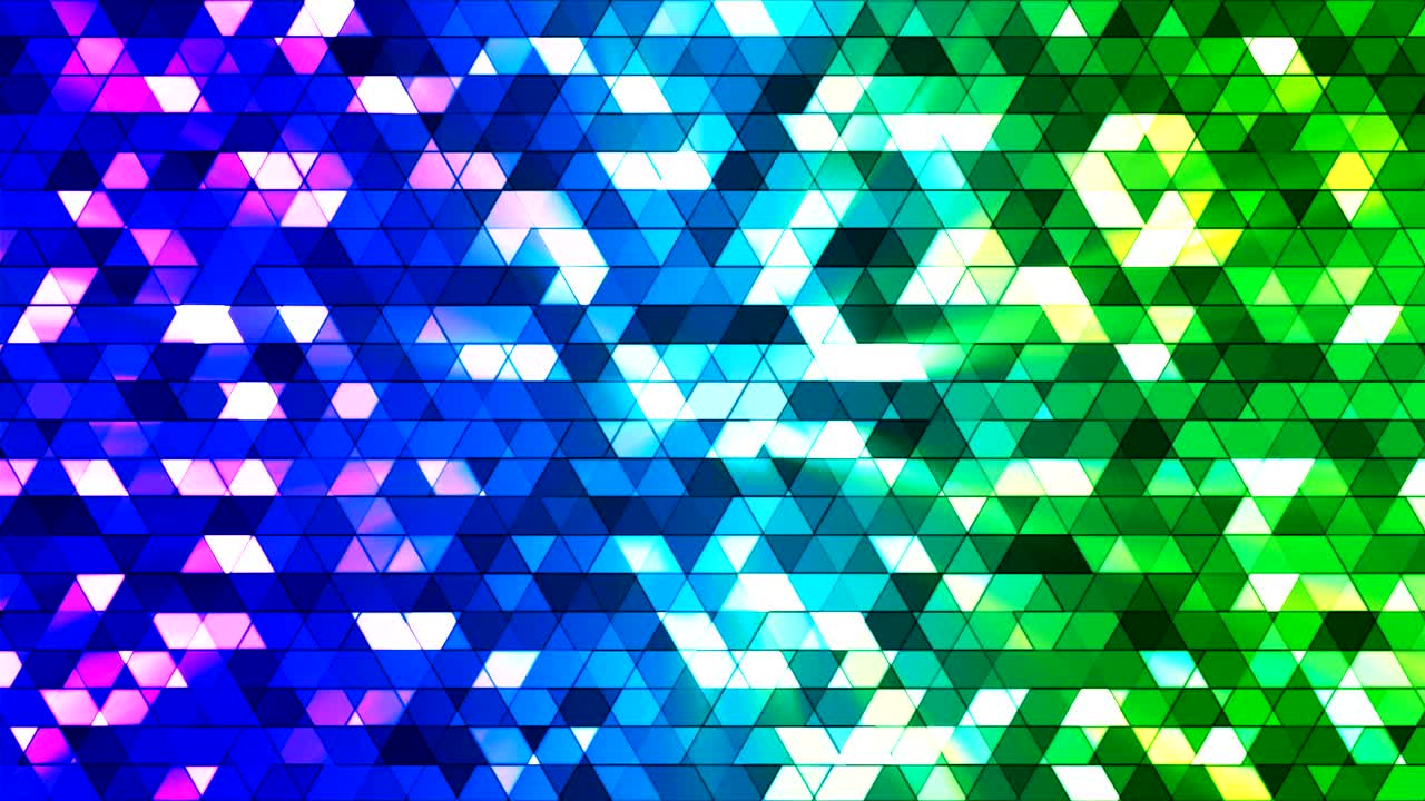 radiodifusión cuadrados brillantes triángulos de alta tecnología, multicolor, abstracto