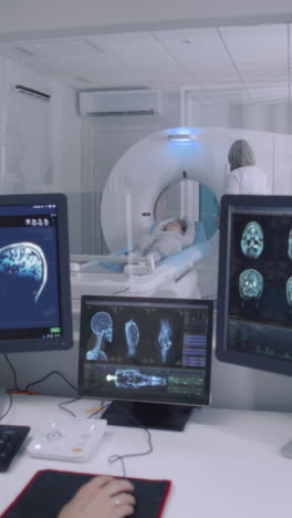 ct scan procedure in a medical facility