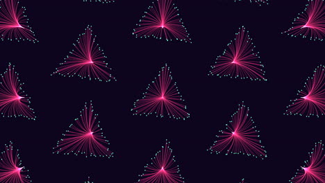 Symmetrical-pink-triangle-pattern-on-dark-background-modern-and-abstract-design-for-websites-and-advertisements