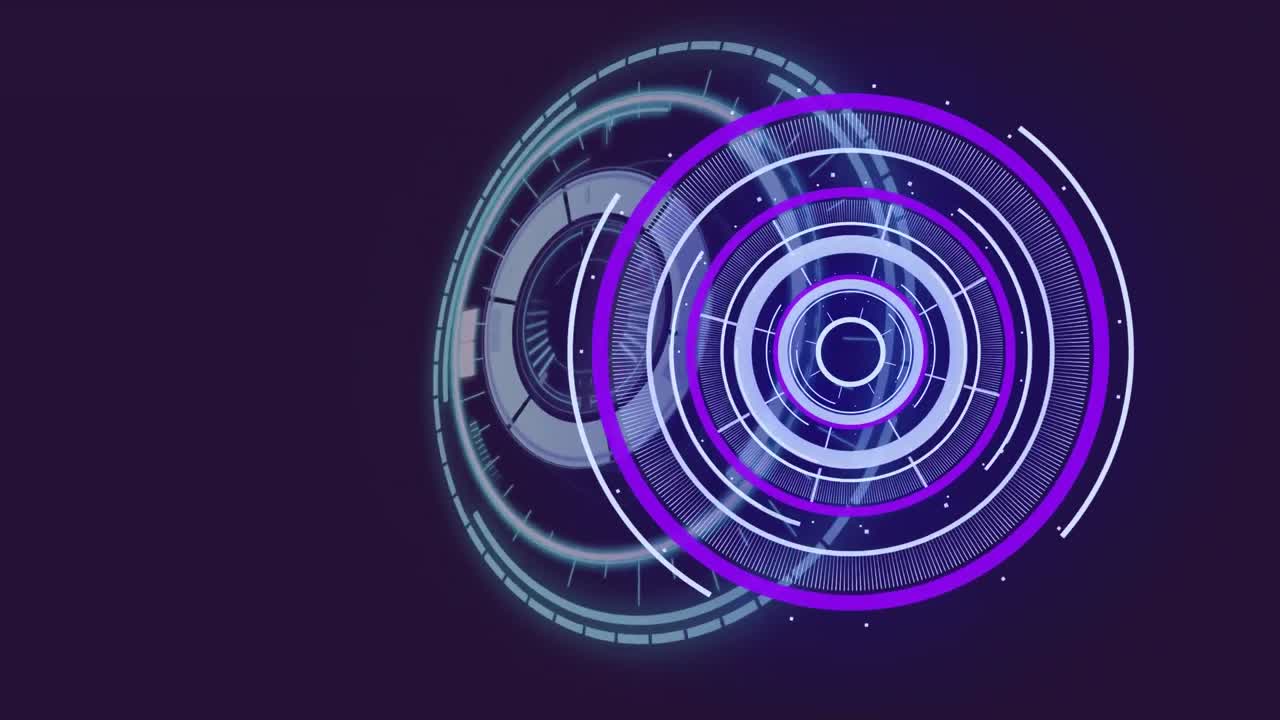 animación del alcance de la exploración sobre un fondo oscuro