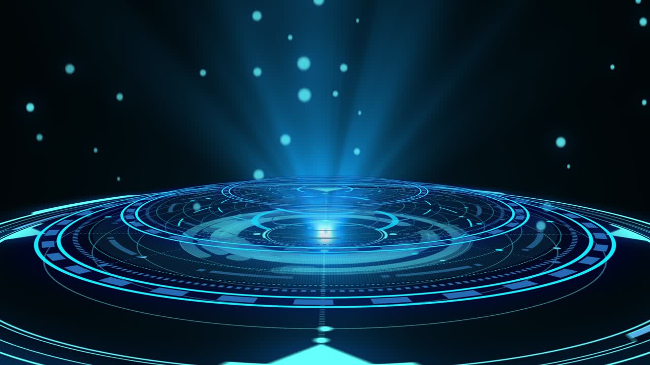 푸른 홀로그램, 허드 서클 인터페이스, 디지털 데이터 네트워크 보호, 미래 기술 네트워크 개념, 모든 종류의 하이테크, 과학, 기술 또는 미래 개념에 적합합니다.