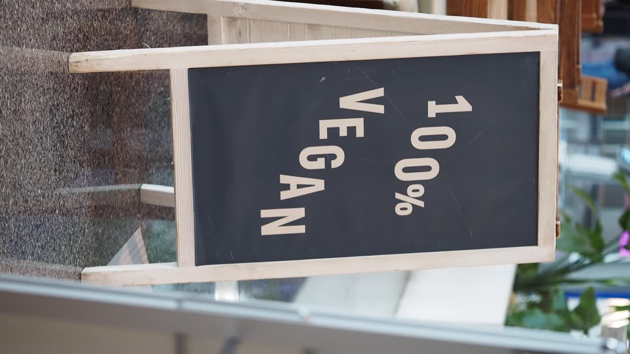 Vegan Restaurant Sign