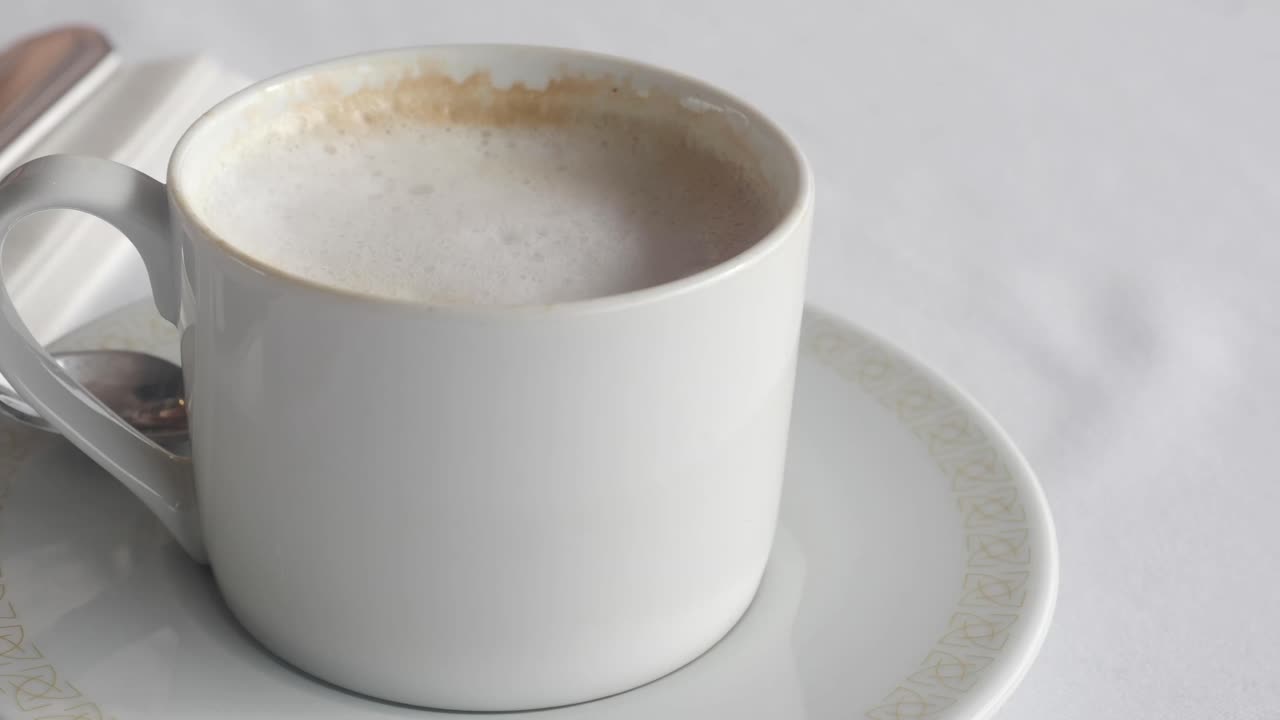 primer plano de una taza de café
