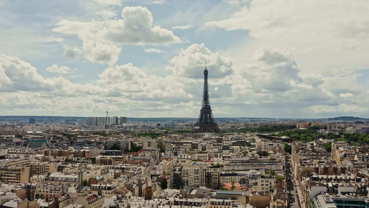 Paris Skyline with Eiffel Tower