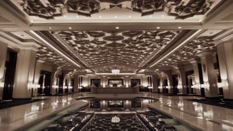 elegant hotel lobby with exquisite detailing