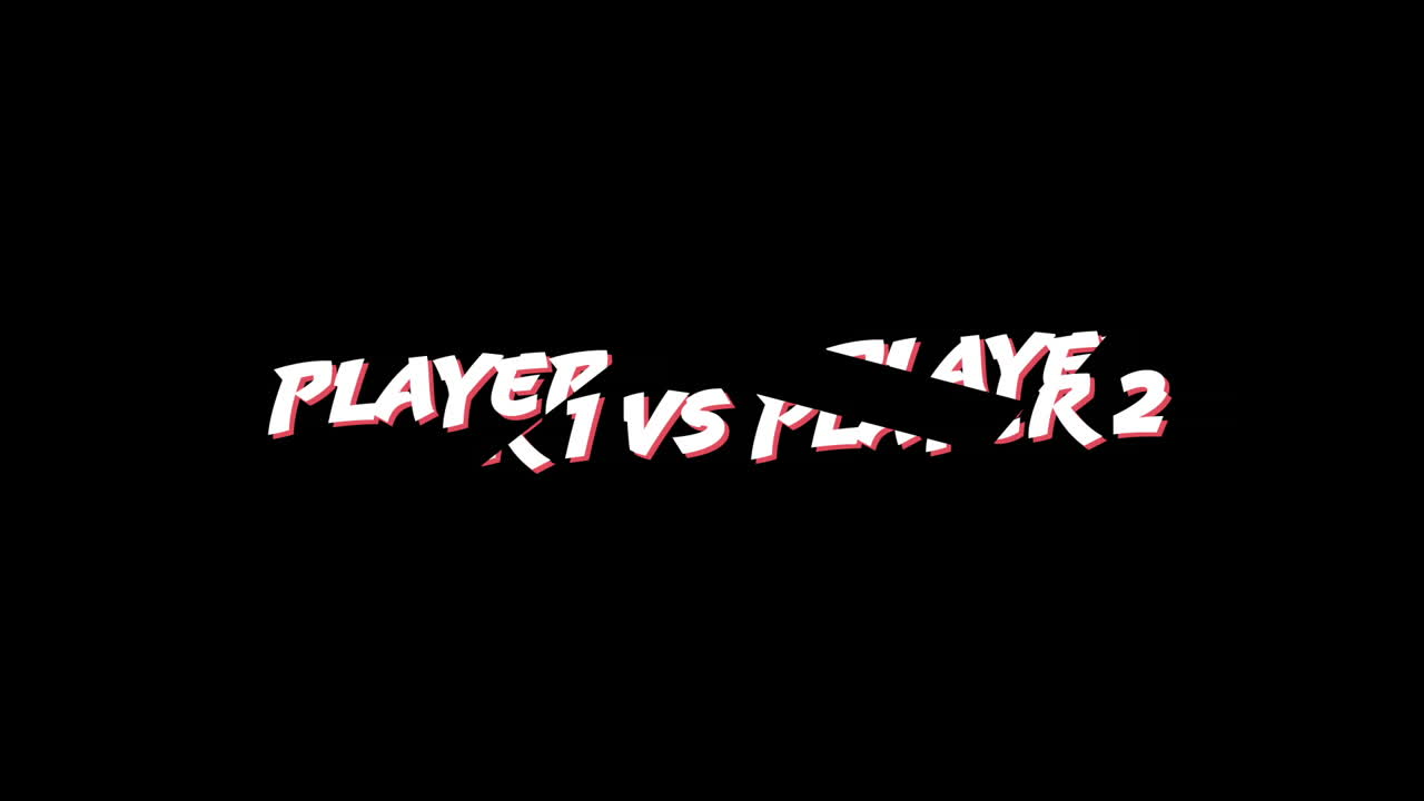 palabras del jugador 1 contra el jugador 2 escritas en mayúsculas