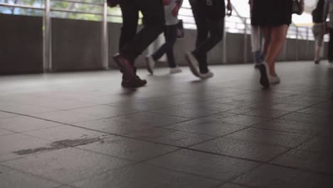 Commuter-and-Pedestrian-Feet-Walking