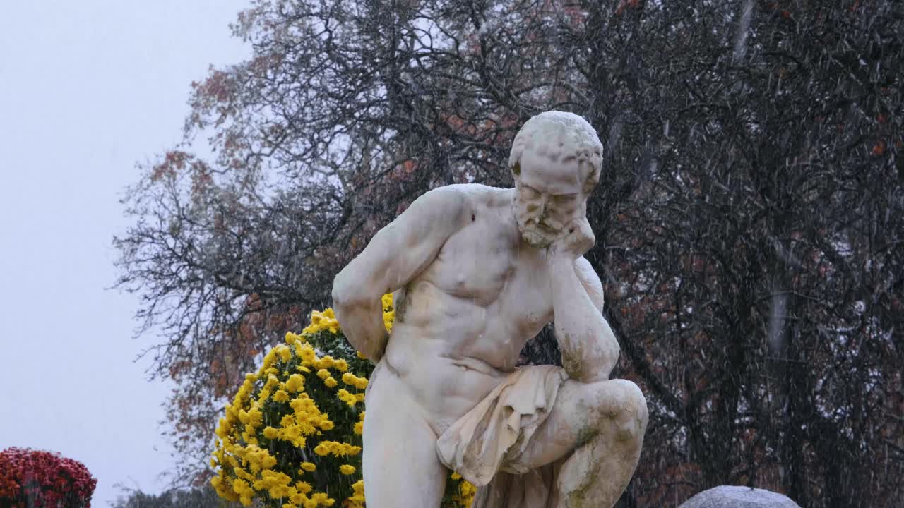 Statue in a Garden
