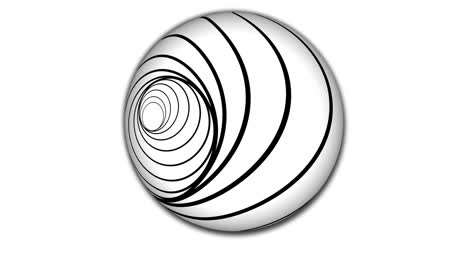 geometric abstract line attached on a sphere. geometric sphere globe isolate on white.