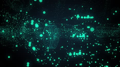 holograma 3d de un coche inteligente eléctrico e inteligente