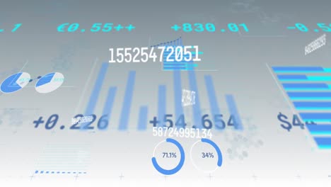 Animation-of-changing-numbers-and-statistical-data-processing-against-grey-gradient-background