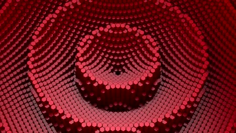 los hexágonos forman una onda