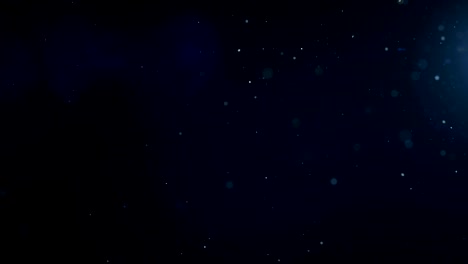 dust particles, random motion of particles.on beatiful relaxing background. glittering particles with bokeh in volumetric light