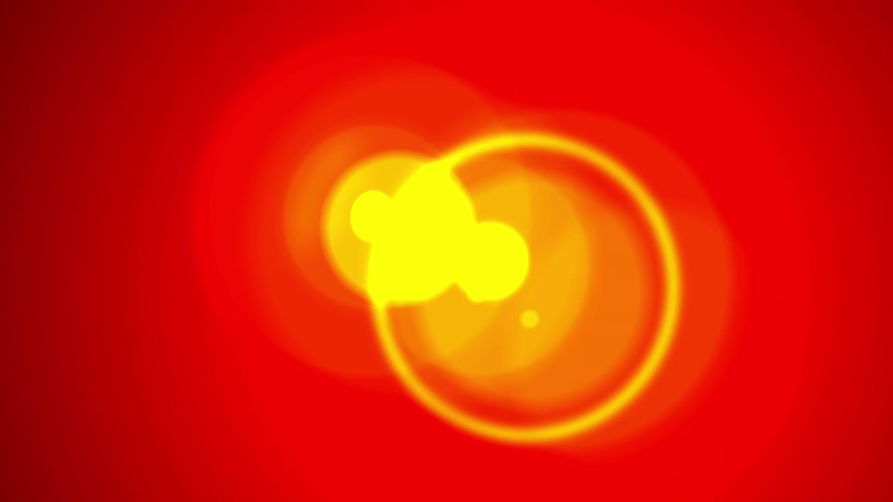 Effetto di transizione astratto con bagliore lente rosso