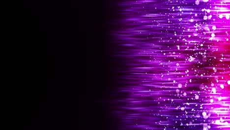luxury shine lights with blinking particles. glitter vintage loop animation. circular. hexagonal. linear. screen decorations concept. purple and red.