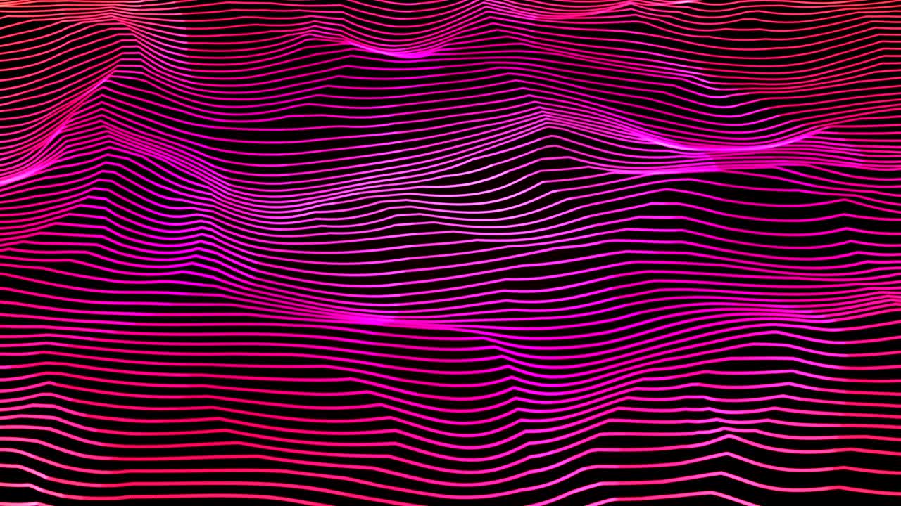 4k club music particles field dance motion background neon technological style loop