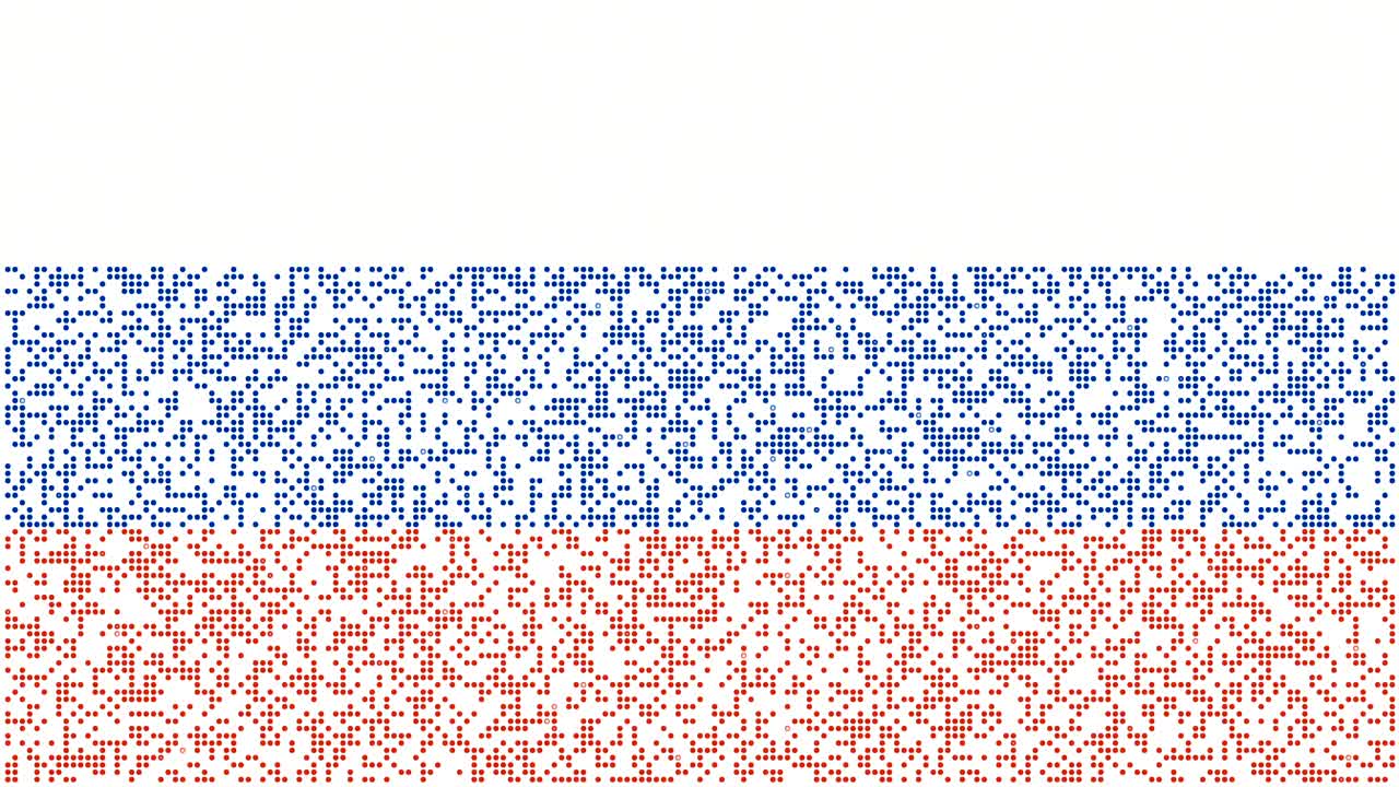 Flag of Russia (dot flag, alpha channel)
