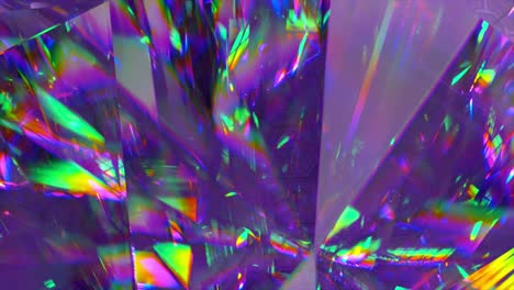 iridescent geometric crystal pattern