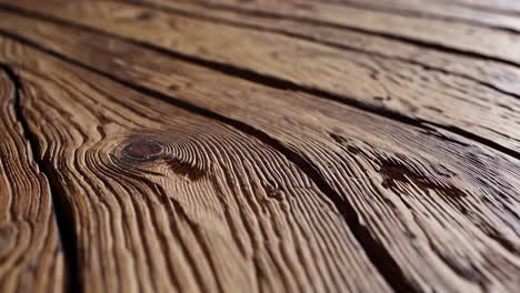 close-up view of wooden planks