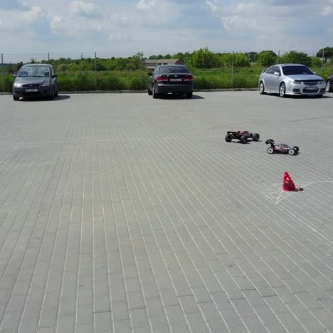 carrera de rally de modelos de automóviles