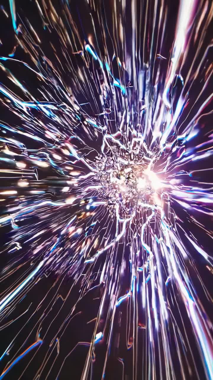 explosión de energía abstracta