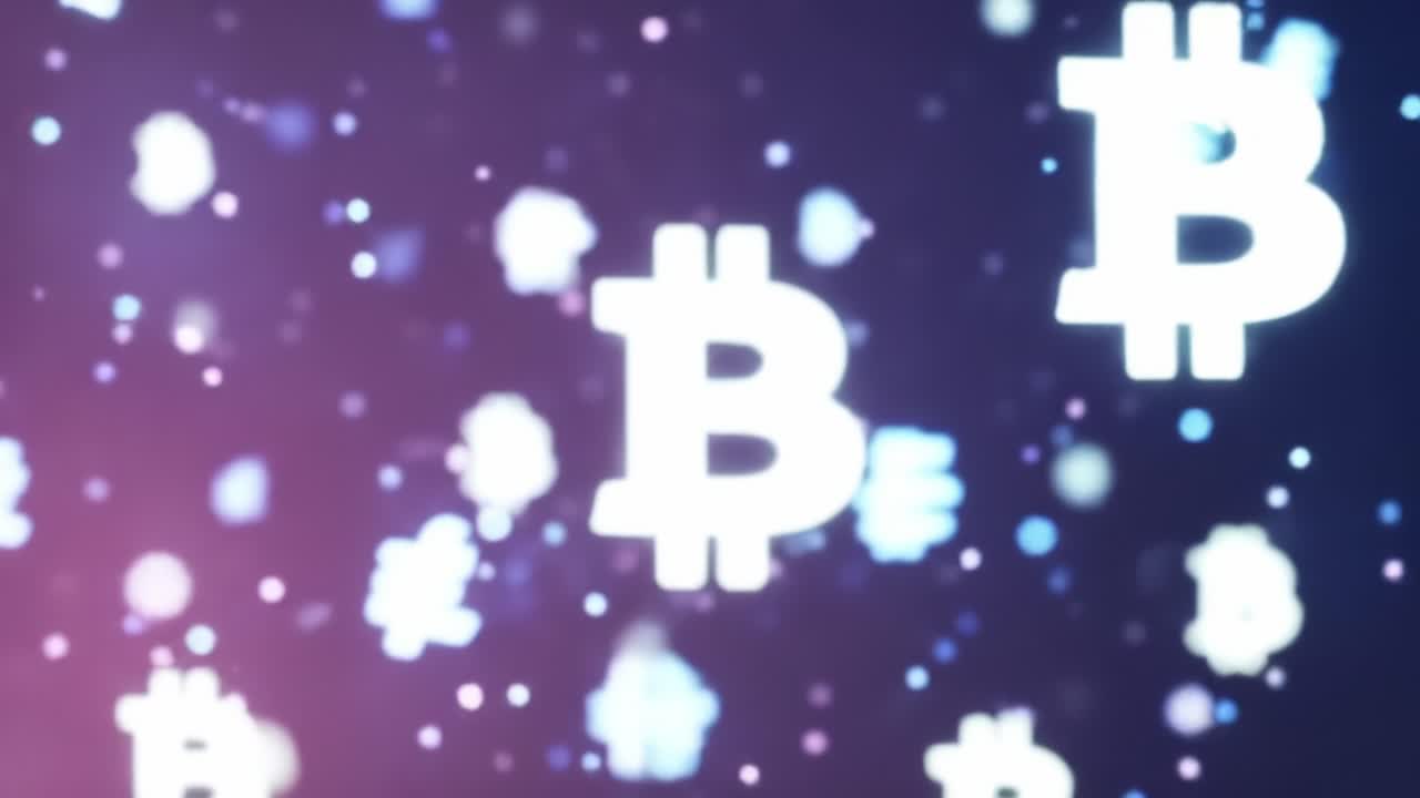 Colorful currency symbols float gracefully against a dark backdrop, creating an engaging and dynamic visual experience. The motion adds a lively touch to digital representations of finance.