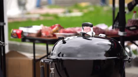 outdoor barbecue grill