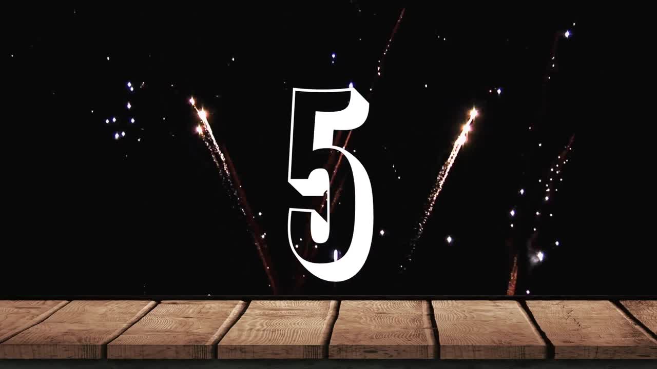 Animated countdown video