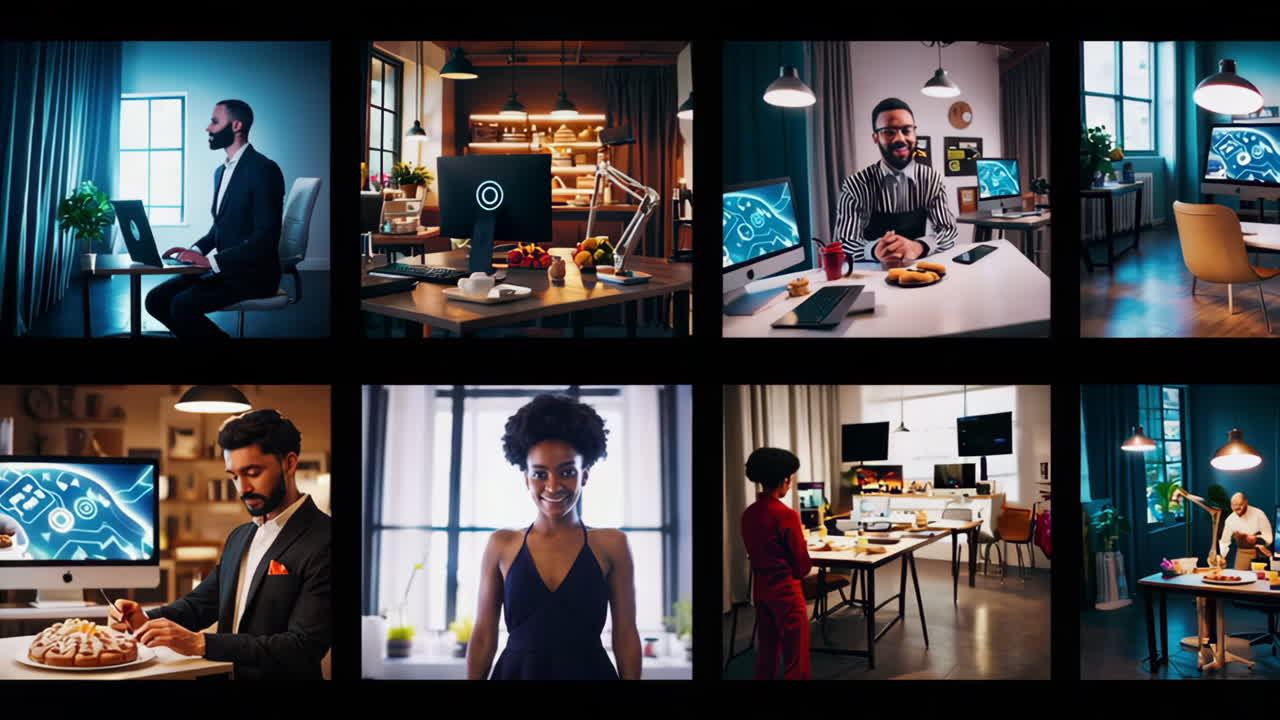 Modern Diverse Workplace Collaboration