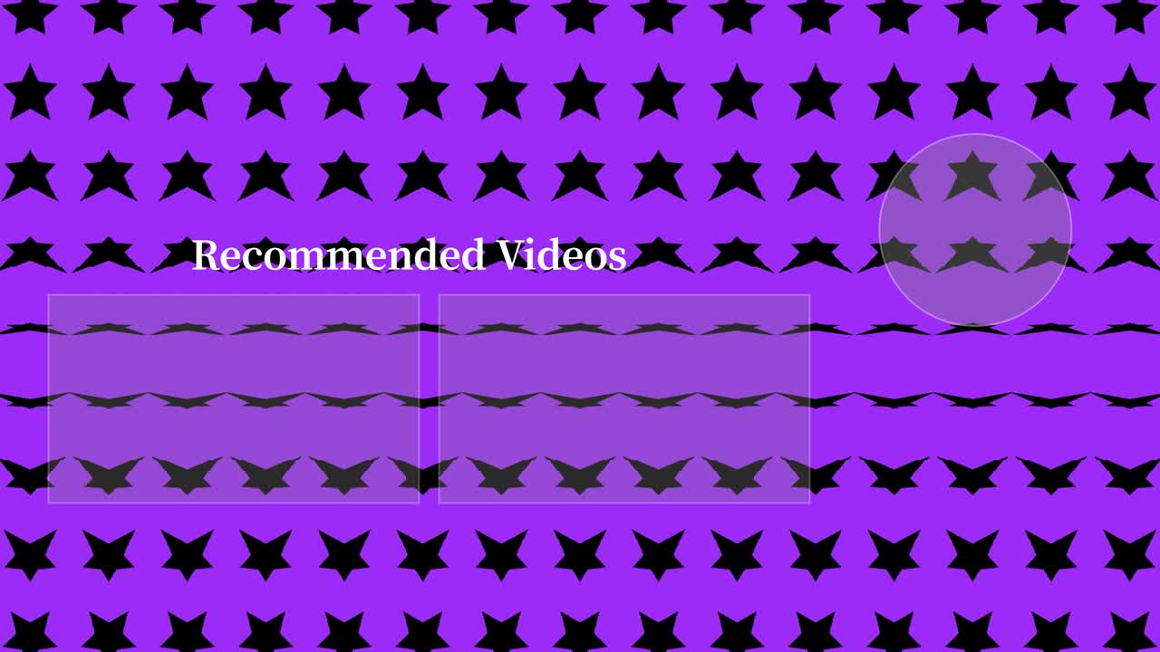 스타 웨이브 엔드 카드 엔딩 스크린 모션 그래픽