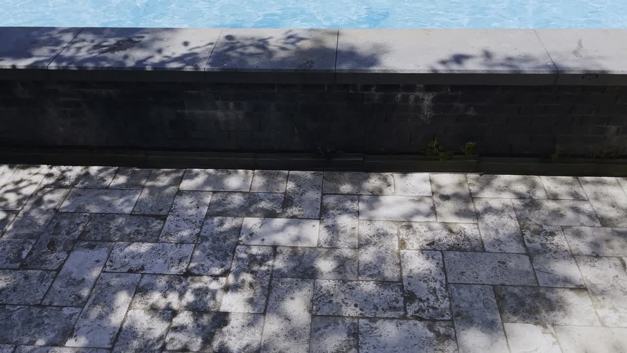 아쿠아 컬러 물 수영장