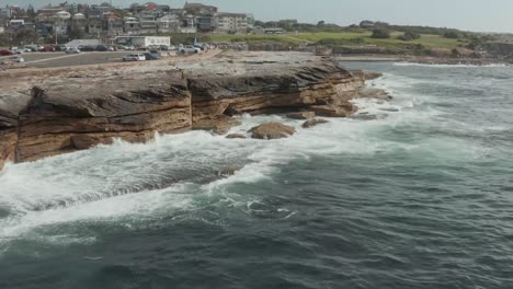 beach and rock textures from clovelly sydney australia